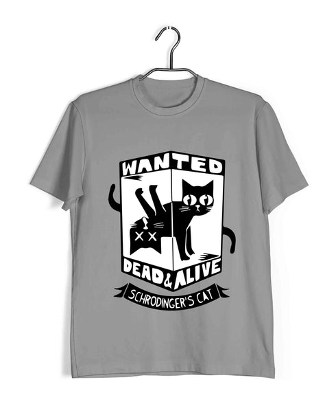 91 TV Series Physics Wanted Dead or Alive Schrodingers Cat Custom Printed Graphic Design T-Shirt for Women